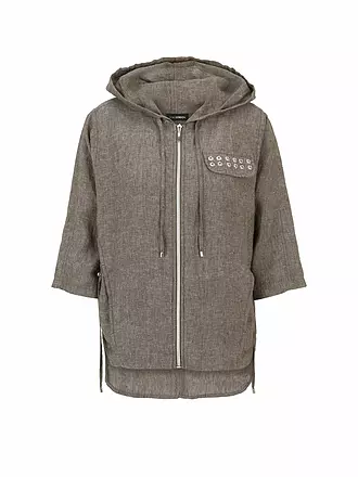 DORIS STREICH | Chaqueta de lino

Produktname: Leinenjacke
Marke: DORIS STREICH
Farbe: schwarz
Kategorien: Mode,Damen
Tags: Große Größen

Ärmellänge: 3/4 Ärmel
Material: Leinen
Kragenform: Kapuze
Musterung: Unifarben
Passform (Oberbekleidung): Locker
Stil: Glamour
 | grau